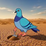 کبوتر اور پانی کا تالاب کی کہانی
